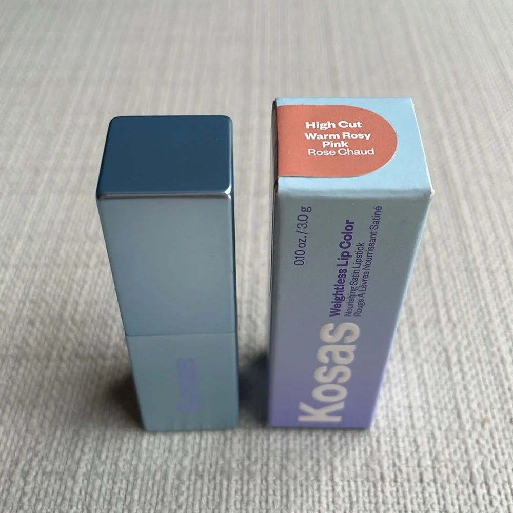 Kosas weightless Lip Color nourishing satin lipstick- high cut